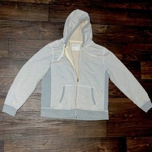 Full zip Men’s Fleece-Lined Hooded Sweater - XL - Great condition
